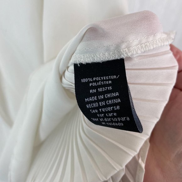 Zac & Rachel White sleeveless top size Large - Picture 3 of 4